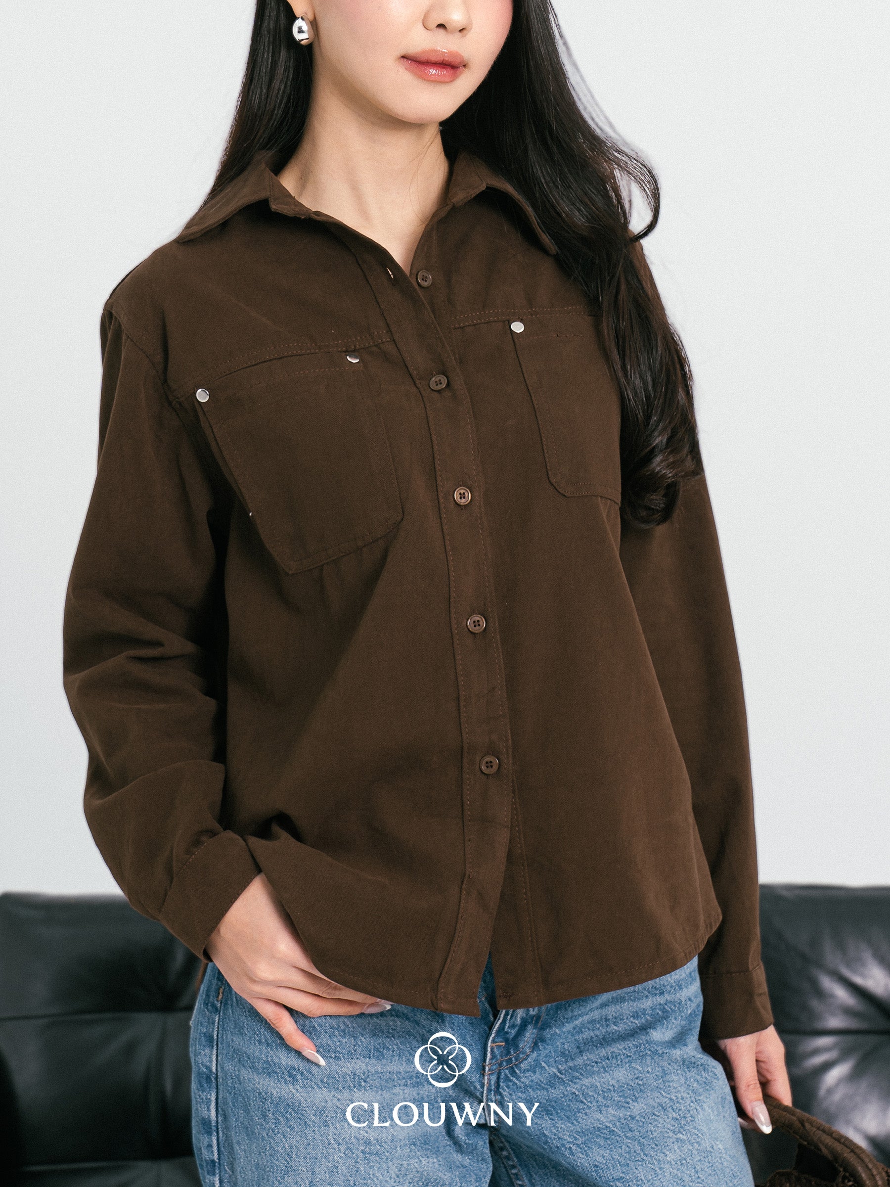 Duches Pocket Shirt - Coffee
